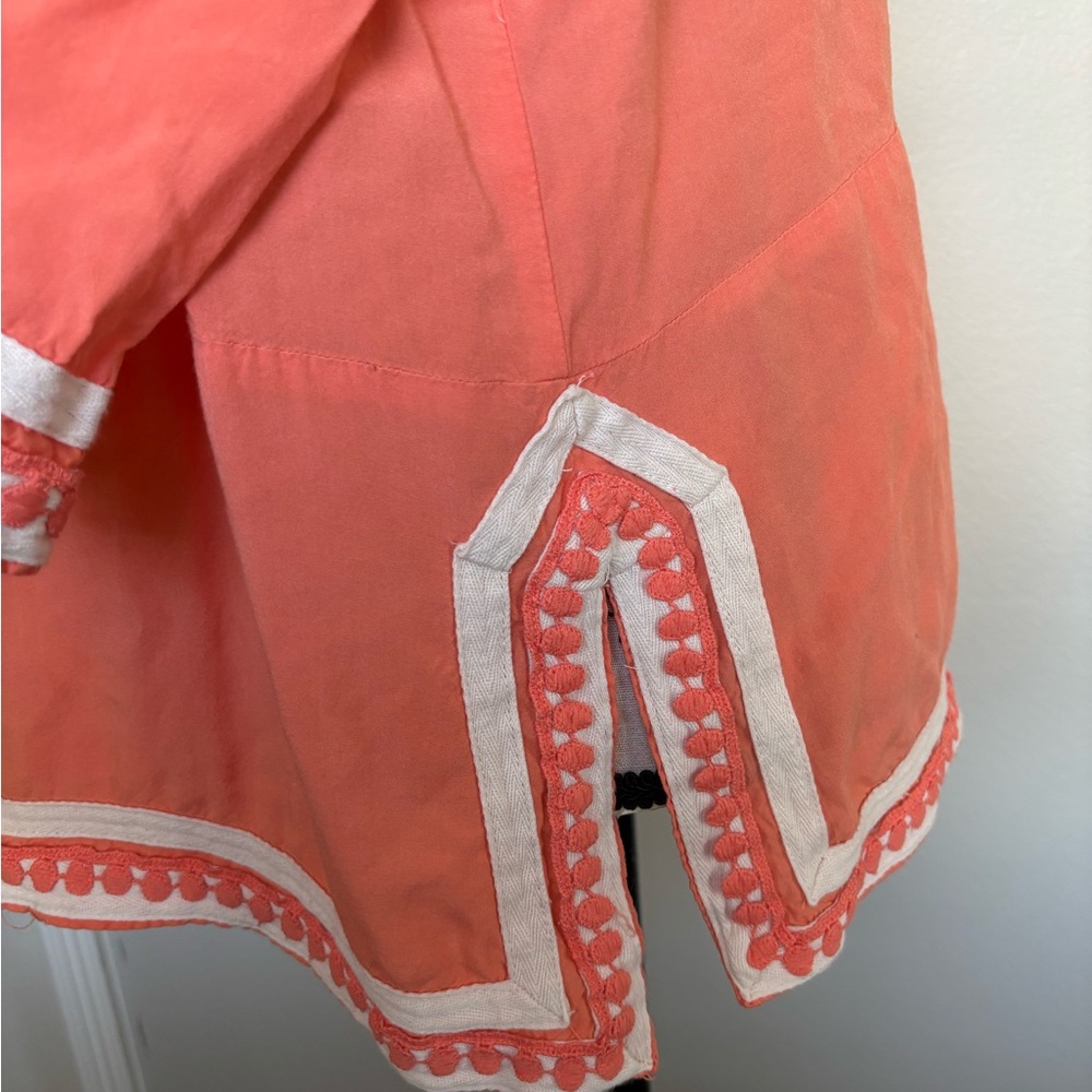 Coral Embroidered Women's Tunic - Picture 5 of 5